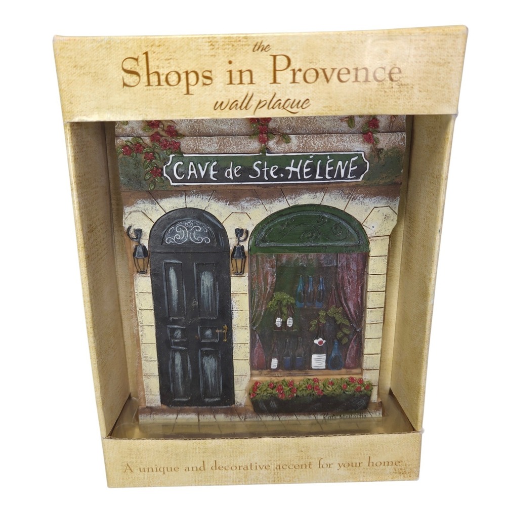 Shops in Provence Cave de Ste Helene Wall Plaque Kate McRostie French Decor